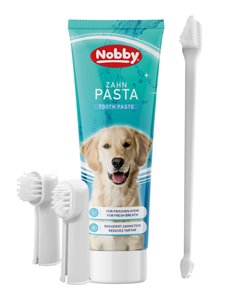 NOBBY KIT CEPILLOS DE DIENTES + PASTA